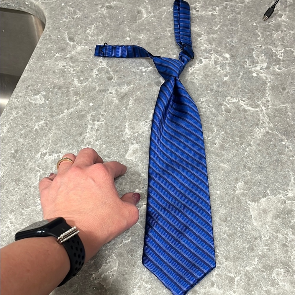 Little Boy’s Blue Tie